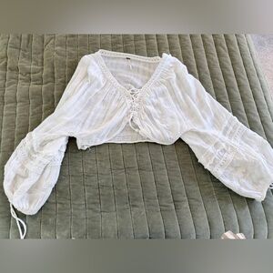 Free People White Blouse